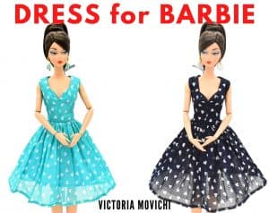Barbie Seidensteinkleid